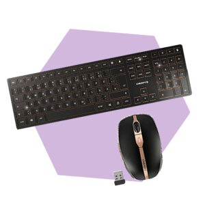 CHERRY DW 9100 SLIM - Tastatur- & Mauscombo (DE) (schwarz)