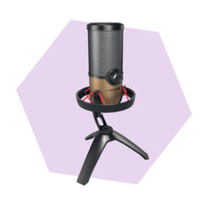 CHERRY UM 9.0 PRO, RGB, USB-Mikrofon, Schwarz/Kupfer